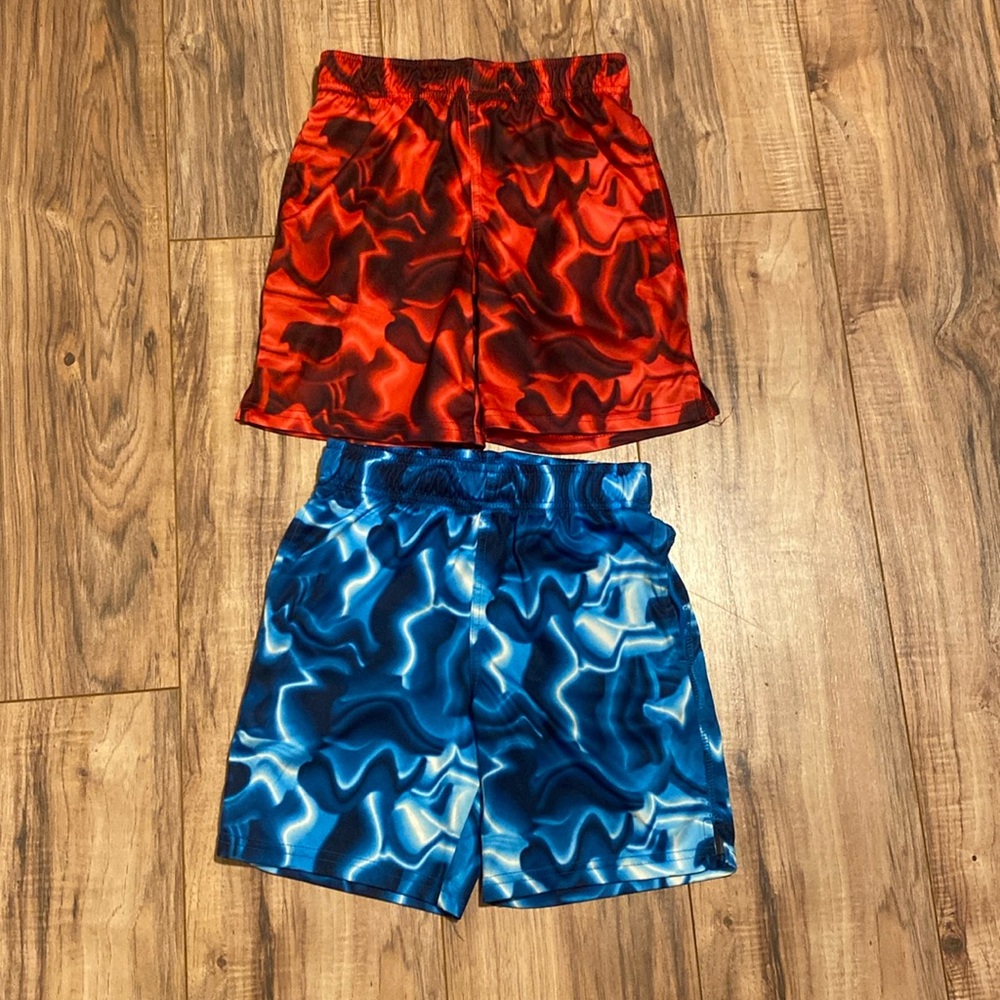 Red and Blue Shorts